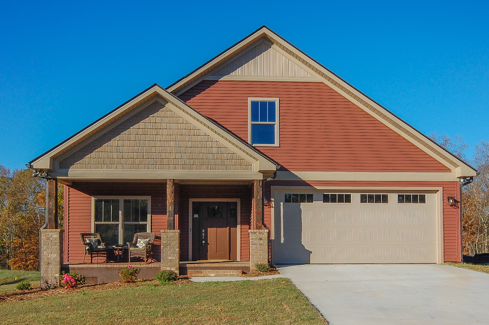 Addison Homes built this custom spec home in the mixedhumid climate in